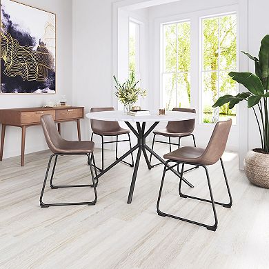 Zuo Modern Smart Faux-Leather Dining Chair