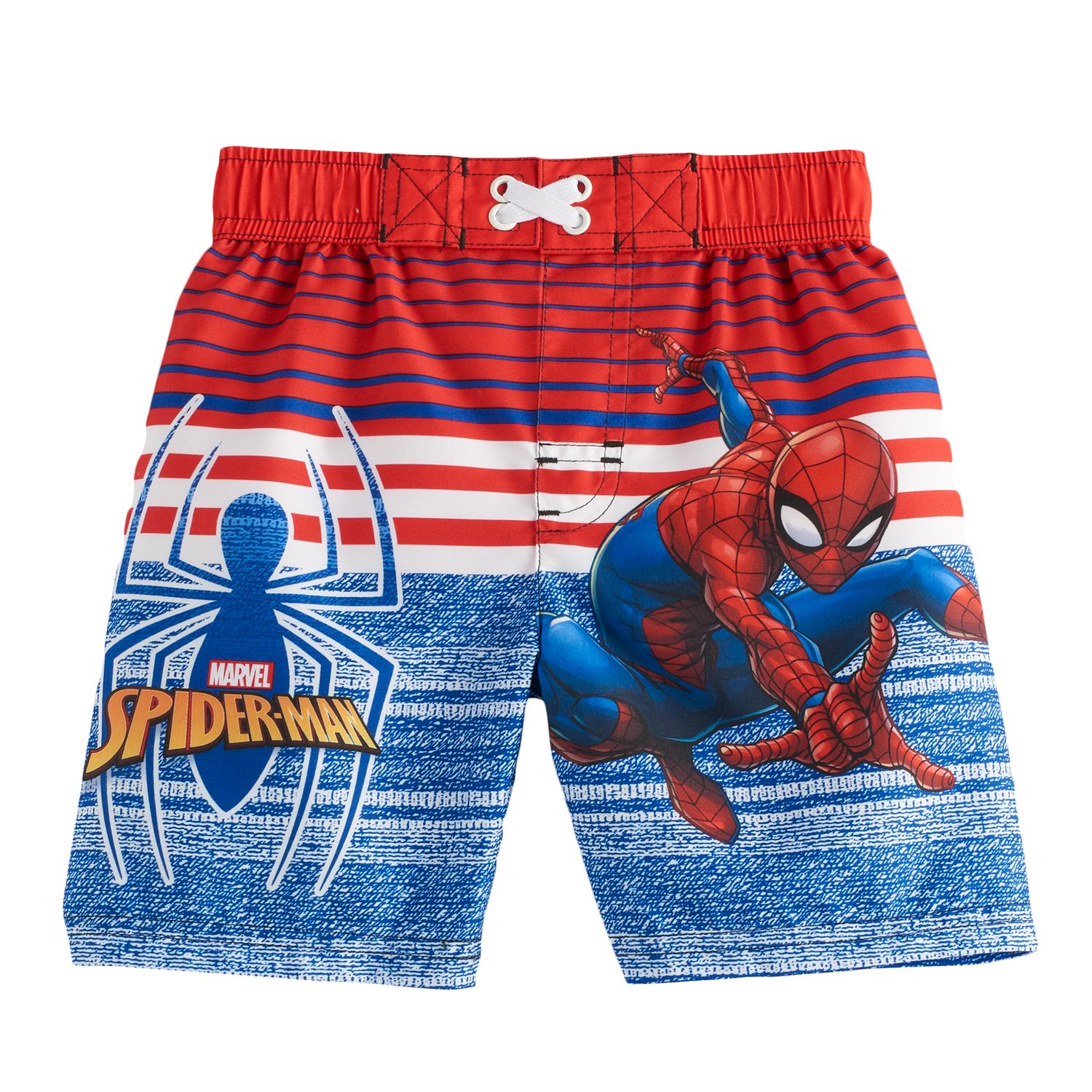 boys spiderman swim trunks