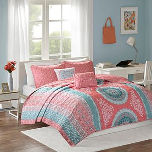 Intelligent Design Eleni Coverlet Set