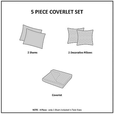 Intelligent Design Ella Cotton Reversible Unicorn Quilt Set with Shams and Decorative Pillows