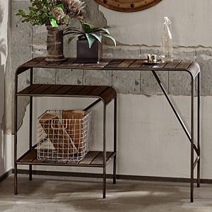 INK+IVY Renu 3-Shelf Console Table