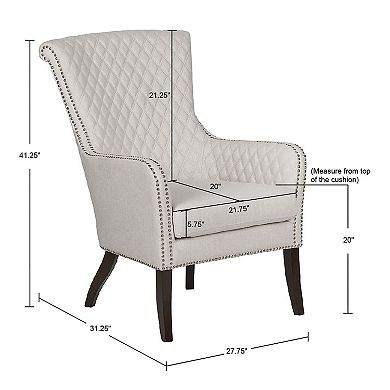 Madison Park Lea Tufted Accent Chair
