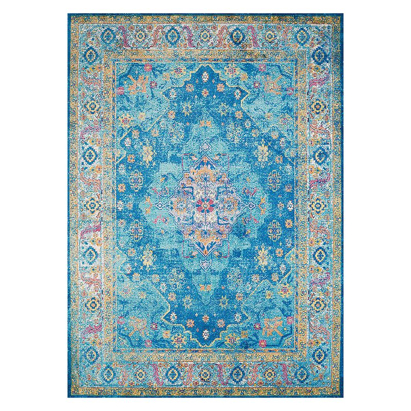 United Weavers Rhapsody Bromley Framed Floral II Rug, Blue, 12.5X15 Ft