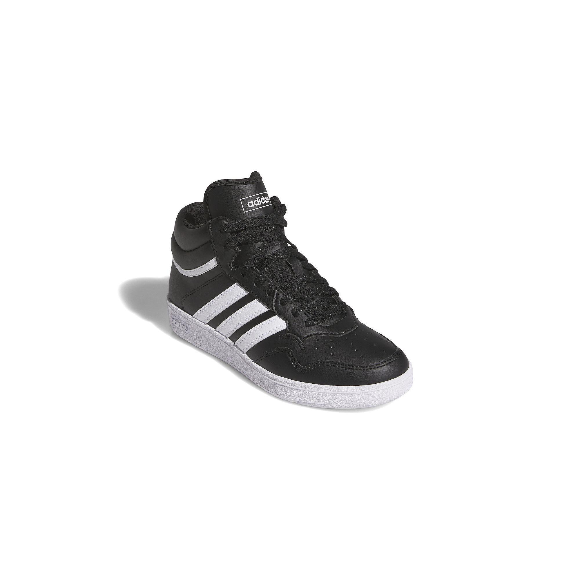 adidas Hoops Mid 2.0 Kids Basketball Shoes, Boys, Size: 4, Black White