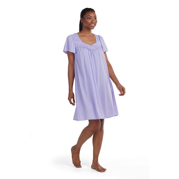 Petite Miss Elaine Essentials Tricot Nightgown