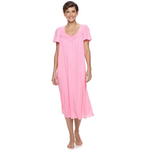 Women's Miss Elaine Essentials Short Sleeve Night Gown