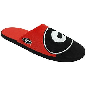 Men's Forever Collectibles Georgia Bulldogs Colorblock Slippers