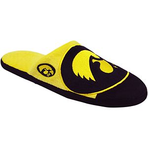 Men's Forever Collectibles Iowa Hawkeyes Colorblock Slippers