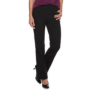 Petite Dana Buchman Bootcut Millennium Pull-On Dress Pants