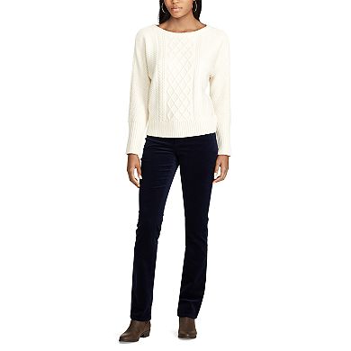 Women's Chaps Cable-Knit Sweater