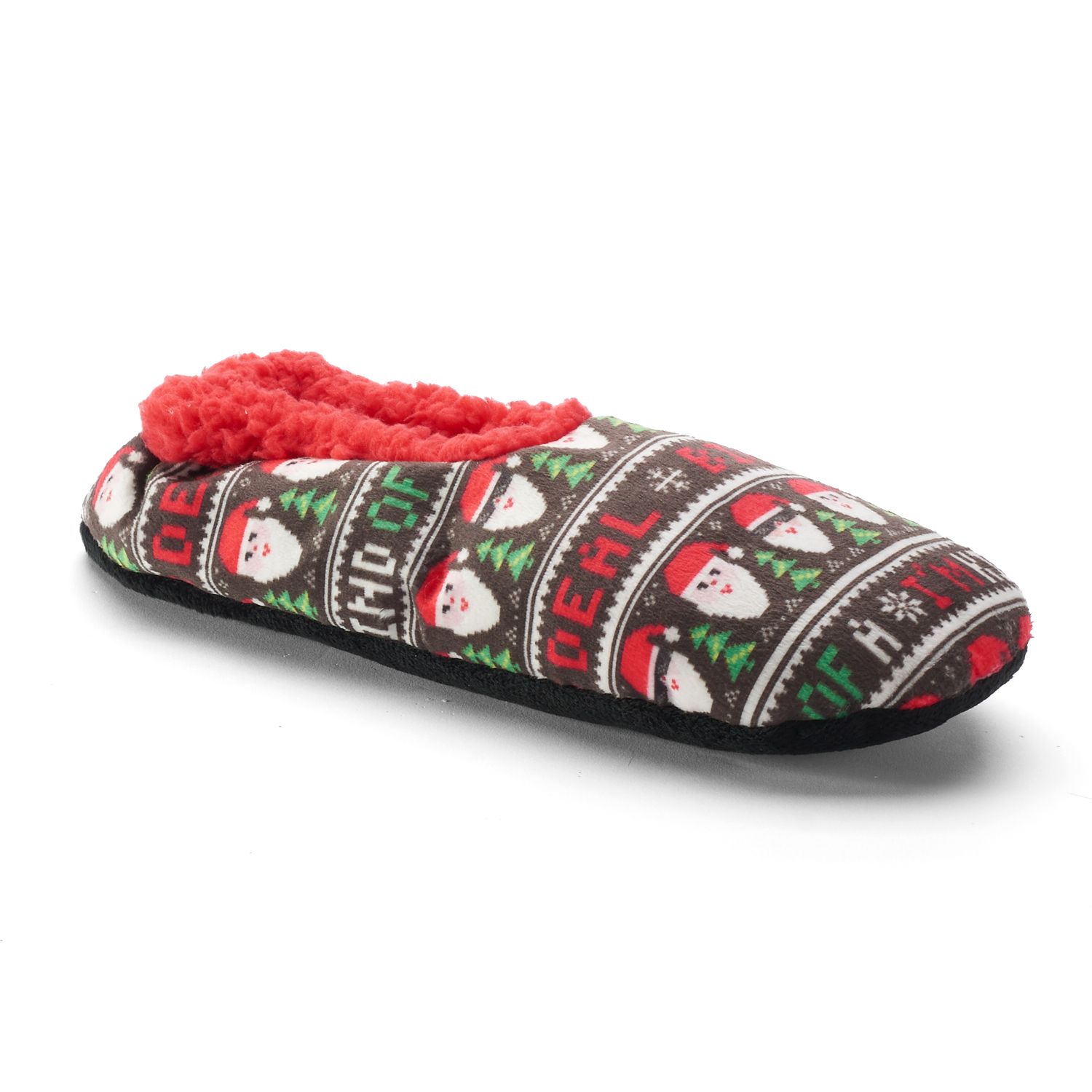 mens christmas slippers
