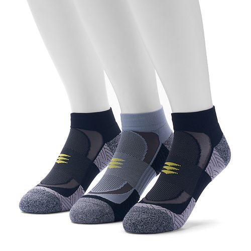 Men's GOLDTOE 3-pack Power Sox Apex Pro Double-Tab Low-Cut Socks