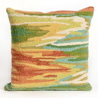 Liora Manne Frontporch Watercolor Indoor Outdoor Throw Pillow