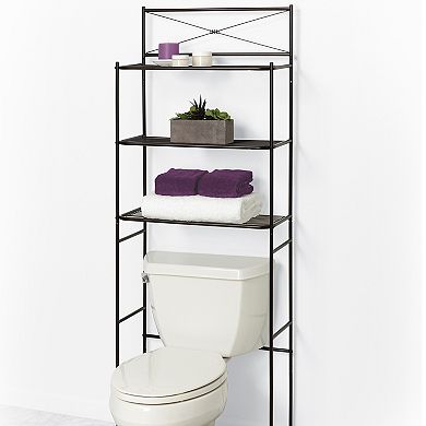 Zenna Home Cross-Style Bathroom Spacesaver