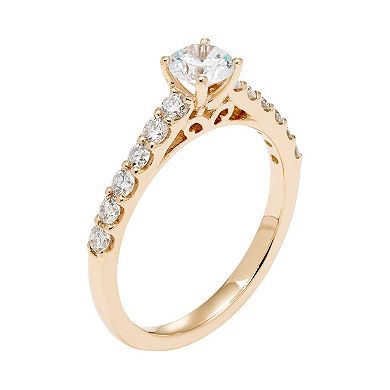 14k Gold 1 Carat T.W. IGL Certified Diamond Engagement Ring