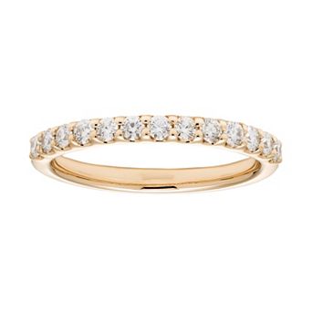 The Regal Collection 14k Gold 3/8 Carat T.W. IGL Certified Diamond Wedding Band