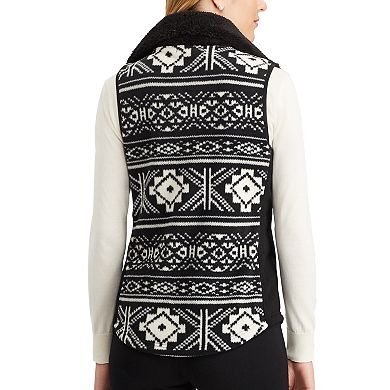 Women's Chaps Faux Shearling Vest