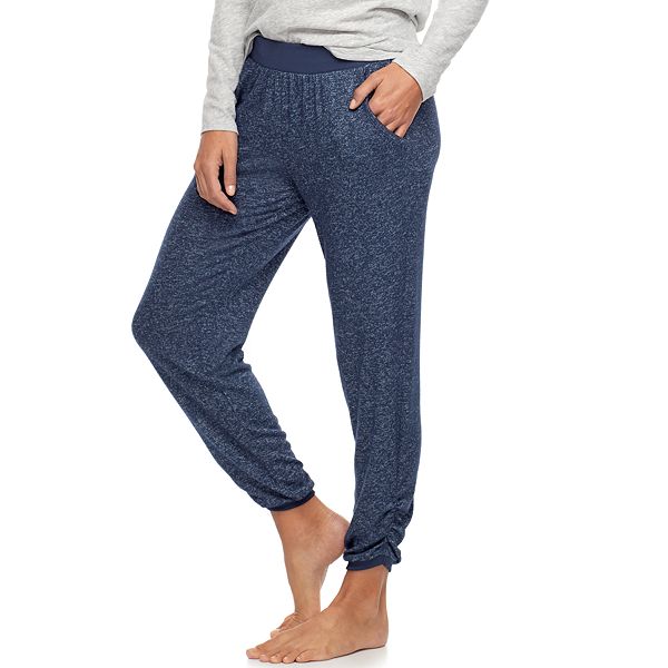 Women's Sonoma Goods For Life® Ruched Hem Banded Bottom Sleep Pants Pants