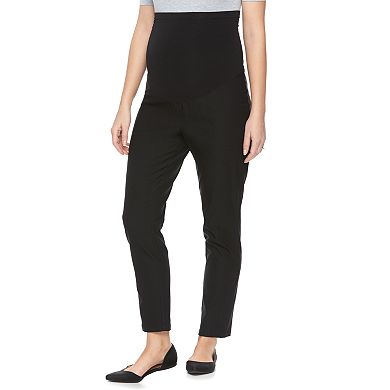 Maternity a:glow Belly Panel Skinny Ankle Pants