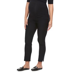 Maternity a:glow Belly Panel Skinny Ankle Pants