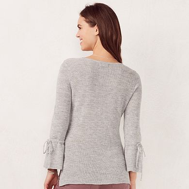 Women's LC Lauren Conrad Ribbed Scoopneck Sweater