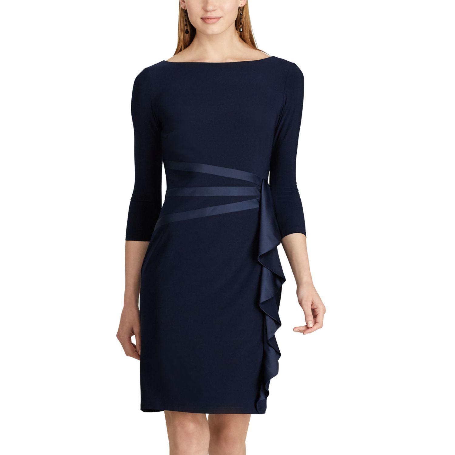 satin jersey dress