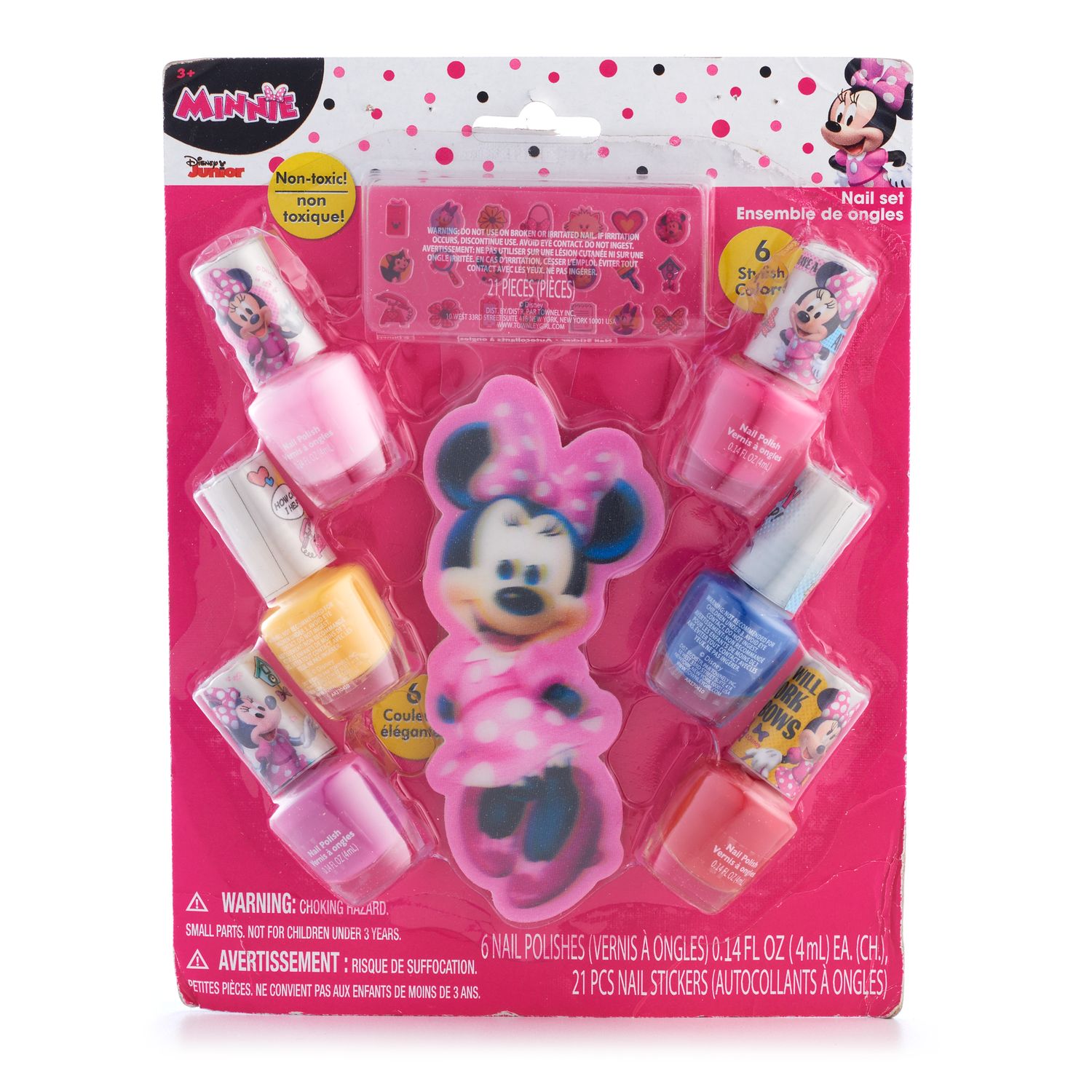 minnie mouse nail polish set