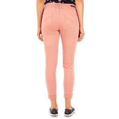 Juniors' WallFlower Curvy Ripped Ankle Pants