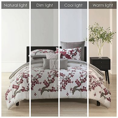 N Natori Cherry Blossom Comforter Set