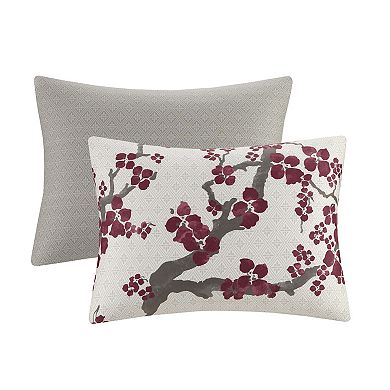 N Natori Cherry Blossom Duvet Cover Set