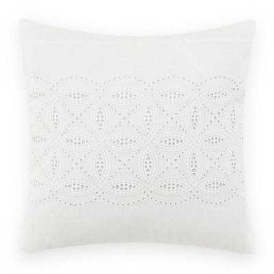 Laura Ashley Lifestyles Annabella Crochet Throw Pillow