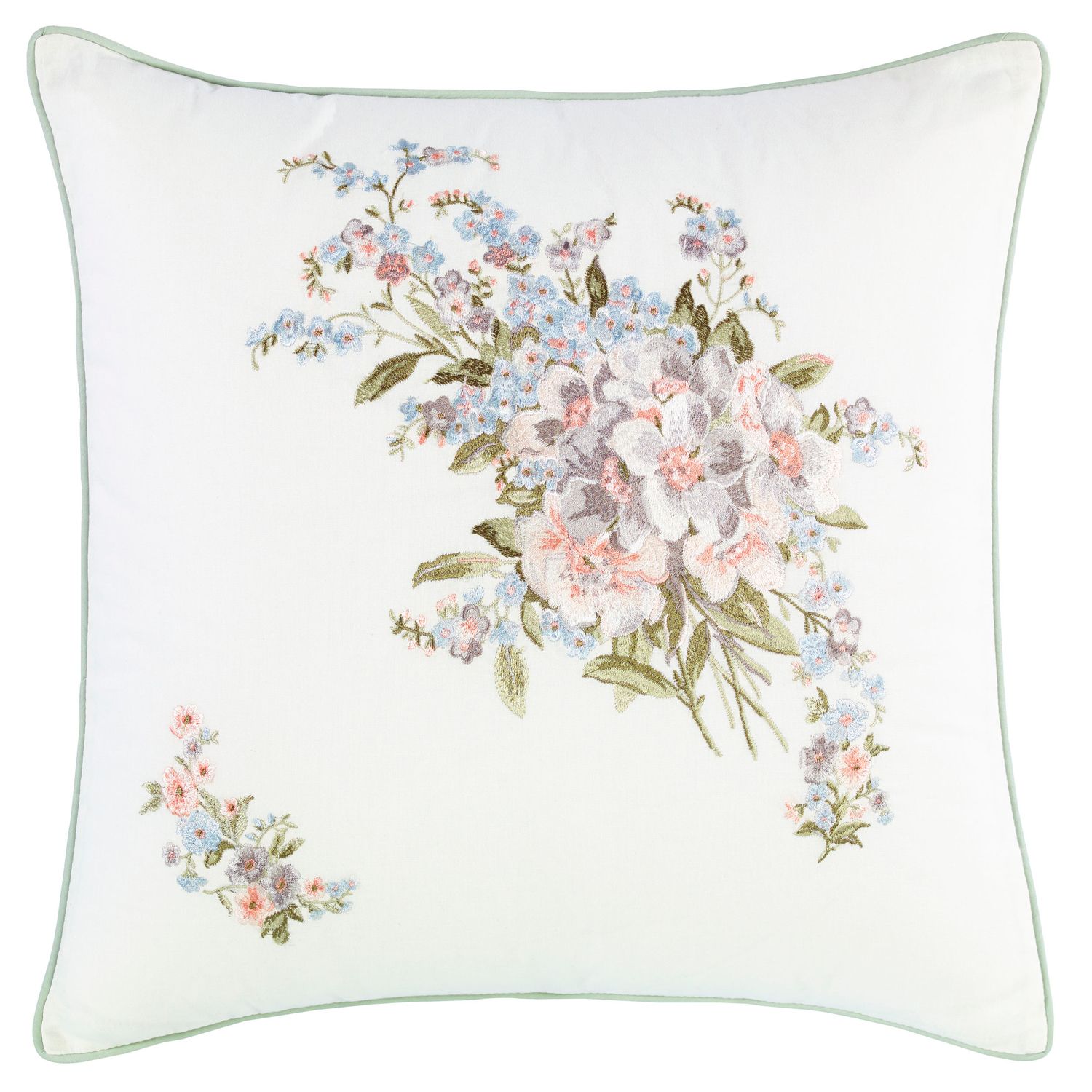 Image for Laura Ashley Lifestyles Harper Embroidered Throw Pillow at Kohl's.