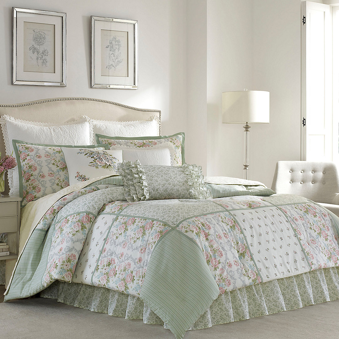 Featured image of post Laura Ashley Cottage Rose Bedding : Laura ashley cottage rose full comforter set.
