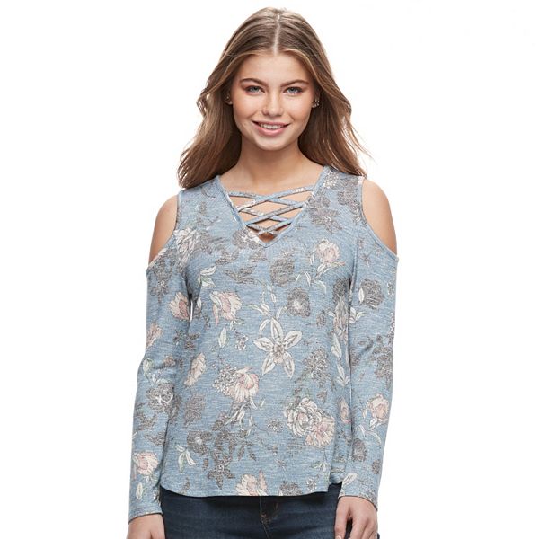 Kohls cold shoulder tops new arrivals