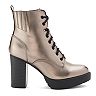madden NYC Josiee Women's High Heel Combat Boots
