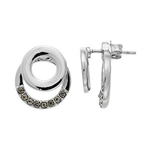 Simply Vera Vera Wang Circle Nickel Free Front-Back Earrings