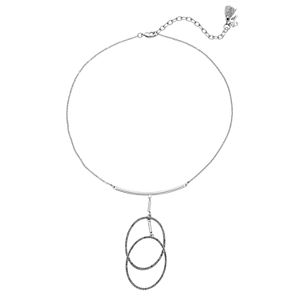 Simply Vera Vera Wang Double Oval Curved Bar Necklace