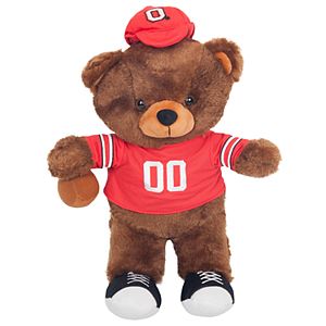 Forever Collectibles Ohio State Buckeyes Locker Buddy Teddy Bear Set