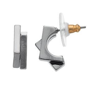 Simply Vera Vera Wang Square Nickel Free C Hoop Earrings