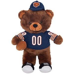 Forever Collectibles Chicago Bears Locker Buddy Teddy Bear Set