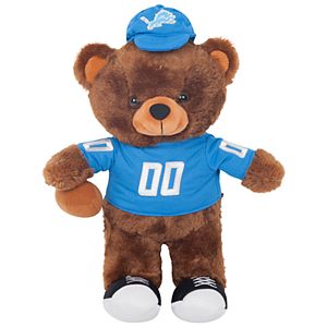 Forever Collectibles Detroit Lions Locker Buddy Teddy Bear Set