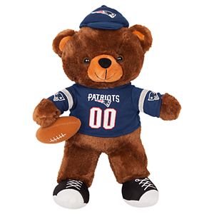 Forever Collectibles New England Patriots Locker Buddy Teddy Bear Set