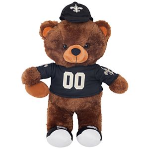 Forever Collectibles New Orleans Saints Locker Buddy Teddy Bear Set