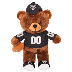 Forever Collectibles Oakland Raiders Locker Buddy Teddy Bear Set