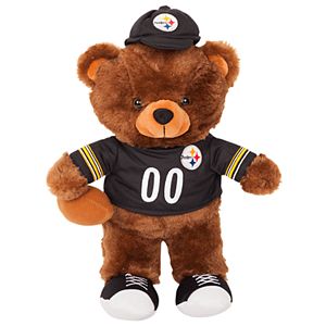 Forever Collectibles Pittsburgh Steelers Locker Buddy Teddy Bear Set