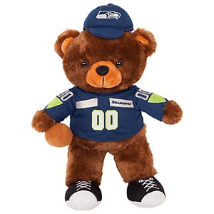 Forever Collectibles Seattle Seahawks Locker Buddy Teddy Bear Set