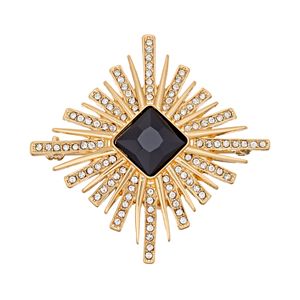 Dana Buchman Art Deco Starburst Pin