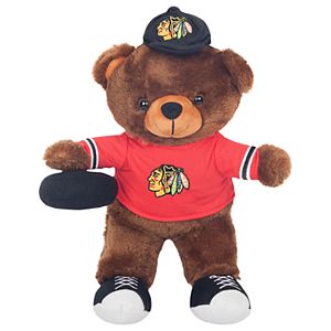 Forever Collectibles Chicago Blackhawks Locker Buddy Teddy Bear Set