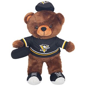 Forever Collectibles Pittsburgh Penguins Locker Buddy Teddy Bear Set