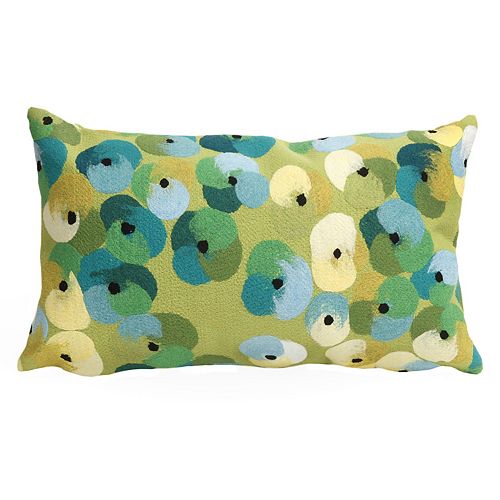Liora Manne Visions II Pansy Indoor Outdoor Oblong Throw Pillow